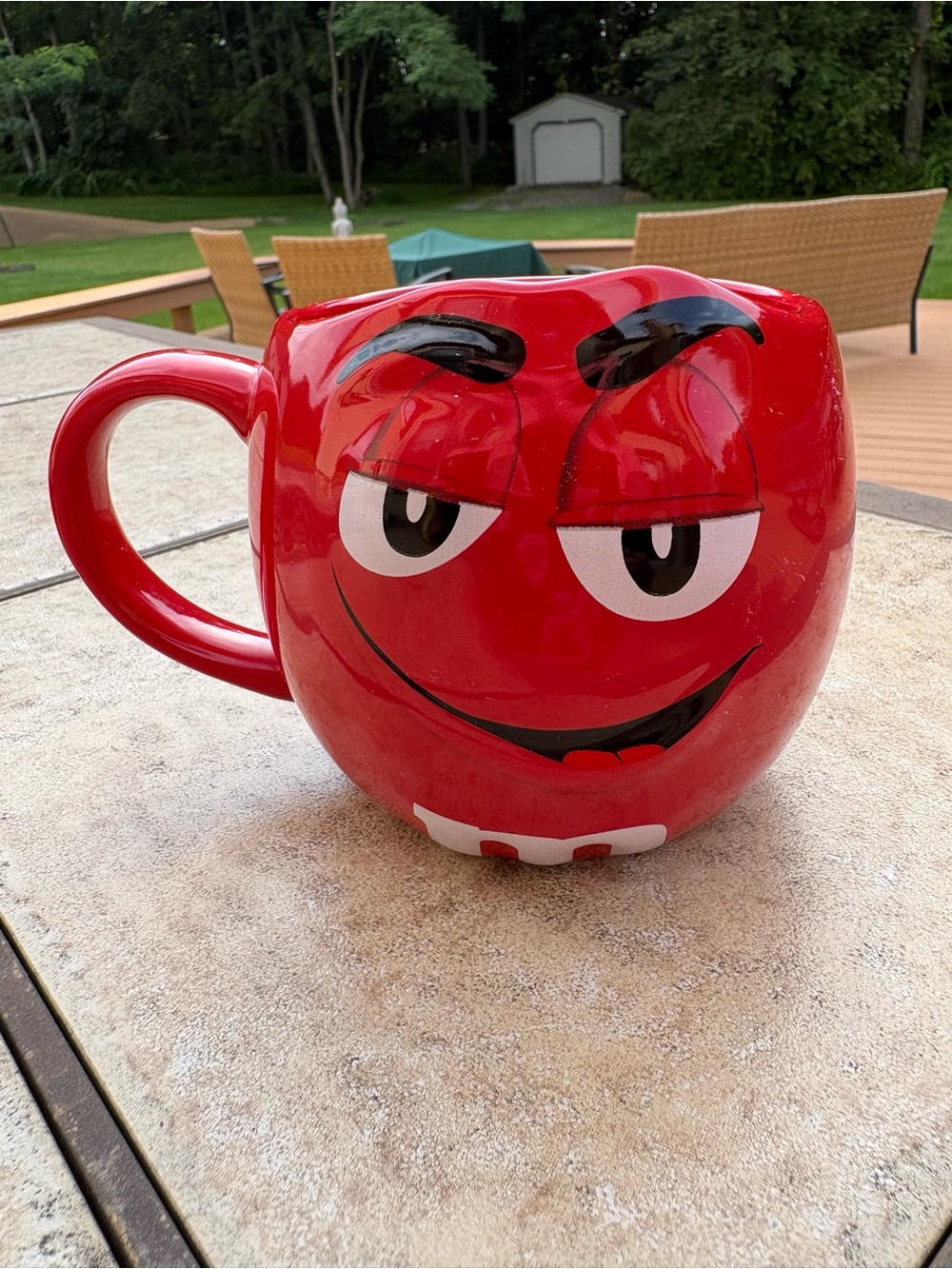 M&M's Red Character Ceramic Mug - Red